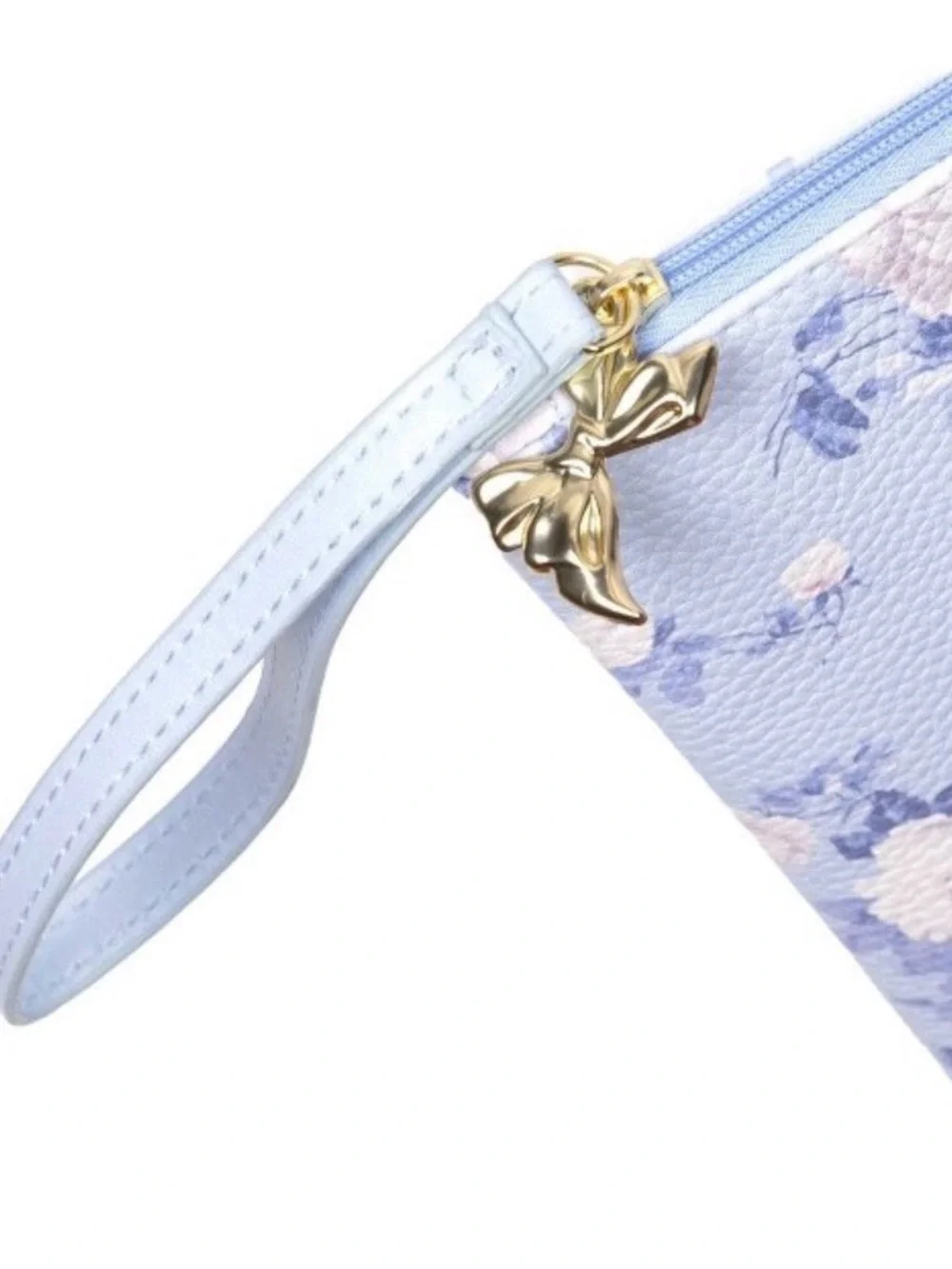 NWT LoveShackFancy × Target - Yoobi Everblooming Rosettes Pencil Case Blue